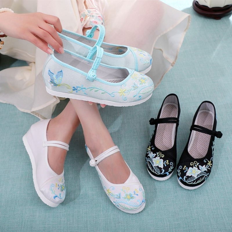 Ethnic Fabric - Buty Hanfu z wewnętrznym podwyższeniem o