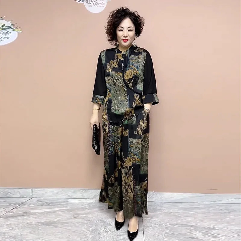 Ethnic Wear In Fashion - 2025 Nowy zestaw spodni z szerokimi