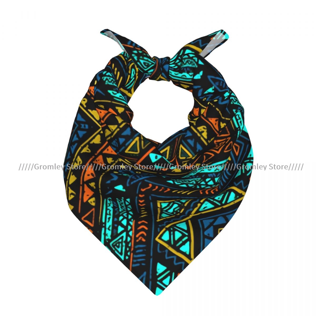 Ethnic Chic Fashion - Boho Chic Etniczny Kwadratowy Szal w