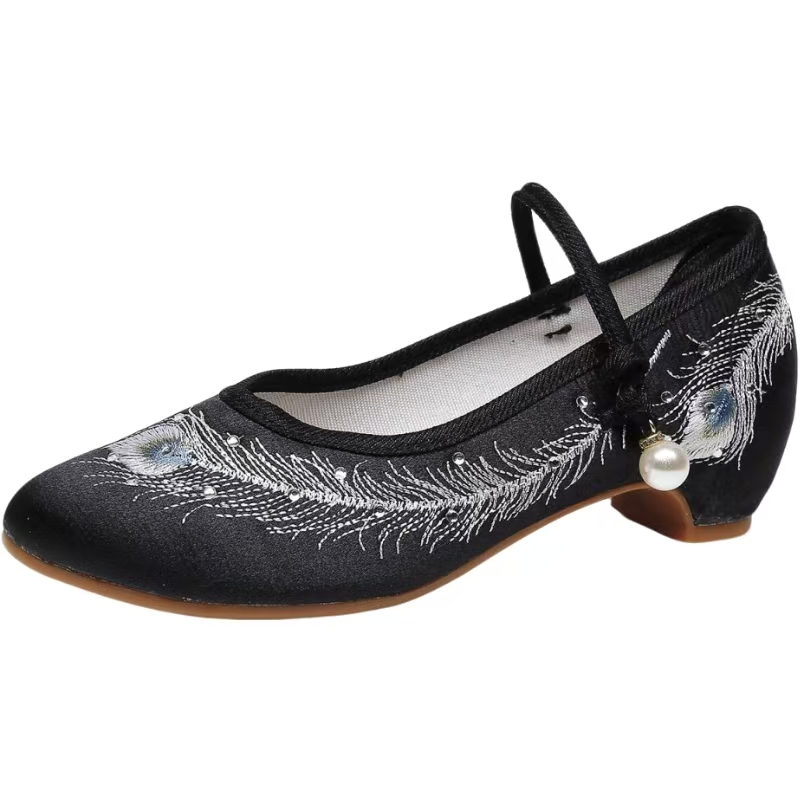Damskie buty Cheongsam z niski – Ethnic Fabric recenzja i cena