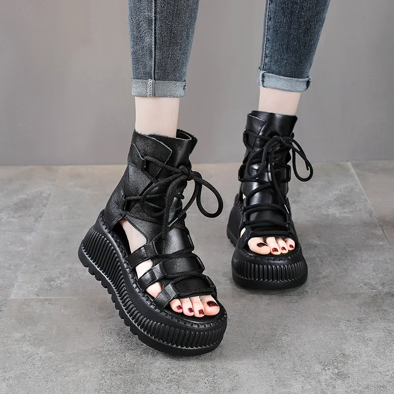 Botki damskie ze skóry natural – Ethnic Fashion For Women recenzja i cena