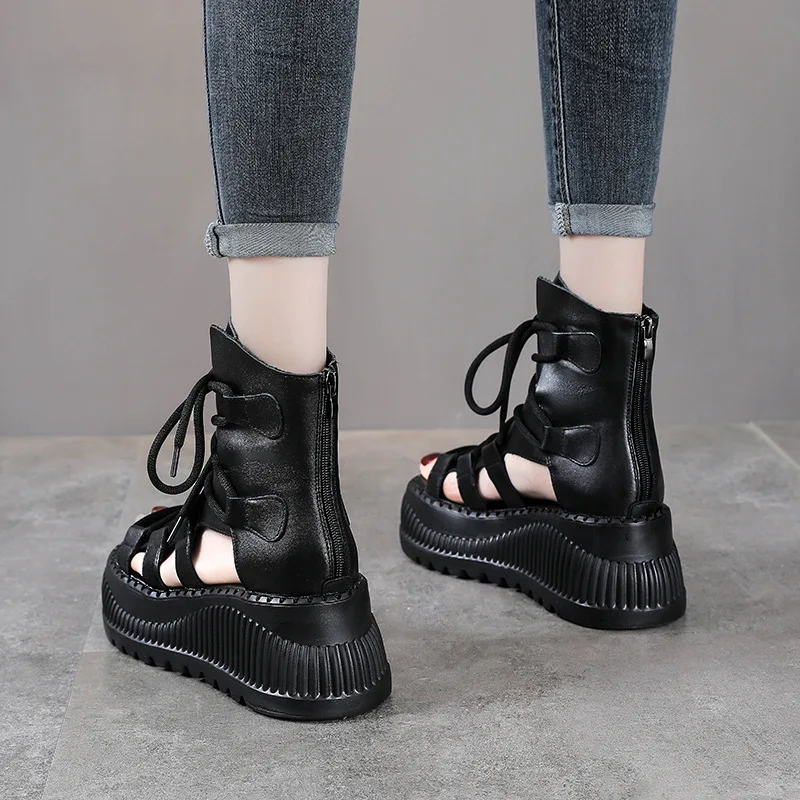 Botki damskie ze skóry natural – Ethnic Fashion For Women recenzja i cena