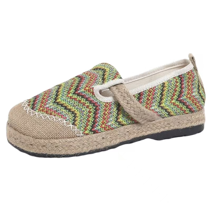 Damskie kolorowe buty w paski, – Ethnic Fabric recenzja i cena