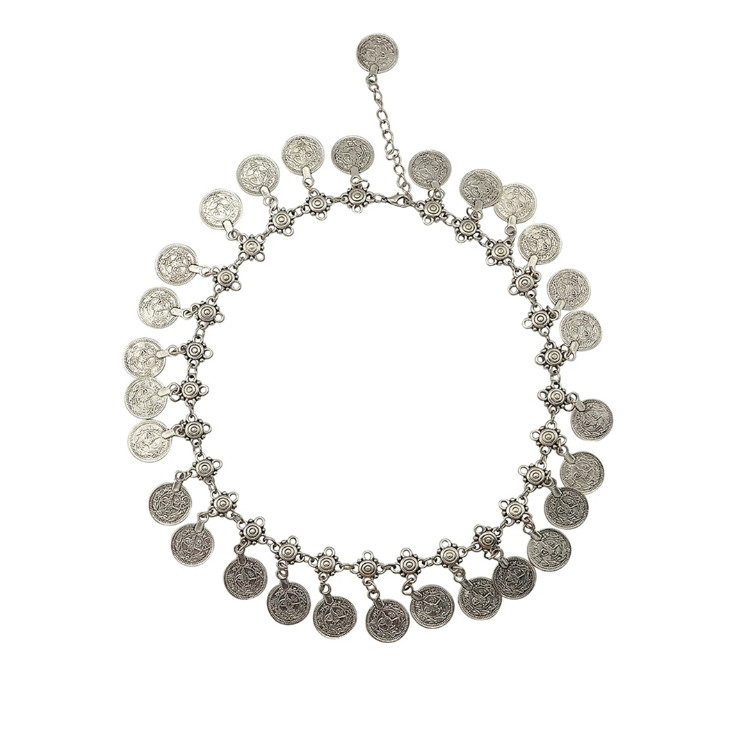 Naszyjnik choker z monetami w  – Ethnic Fashion Pakistan recenzja i cena