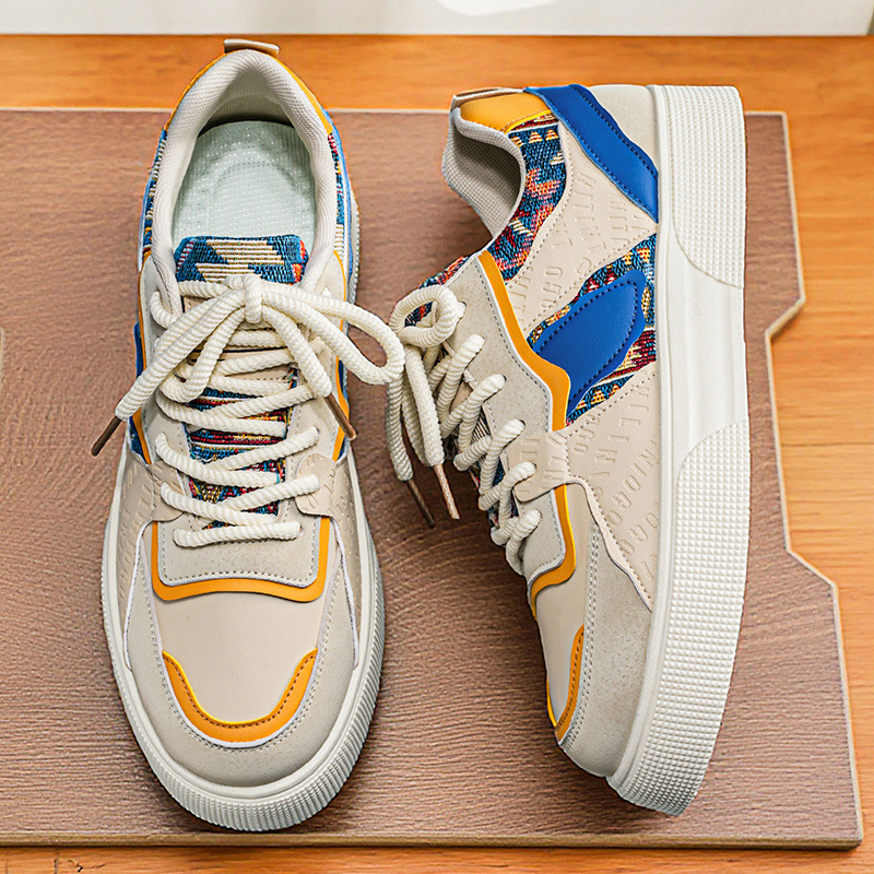 Męskie sneakersy vintage z pat – Ethnic Wear In Fashion recenzja i cena