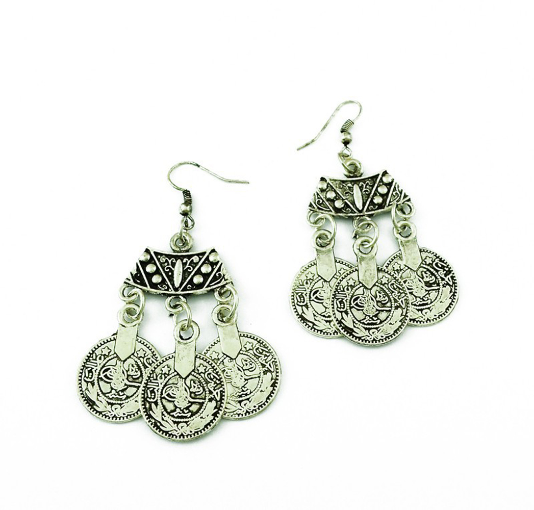 Vintage srebrzyste monety plaż – Ethnic Fashion Pakistan recenzja i cena