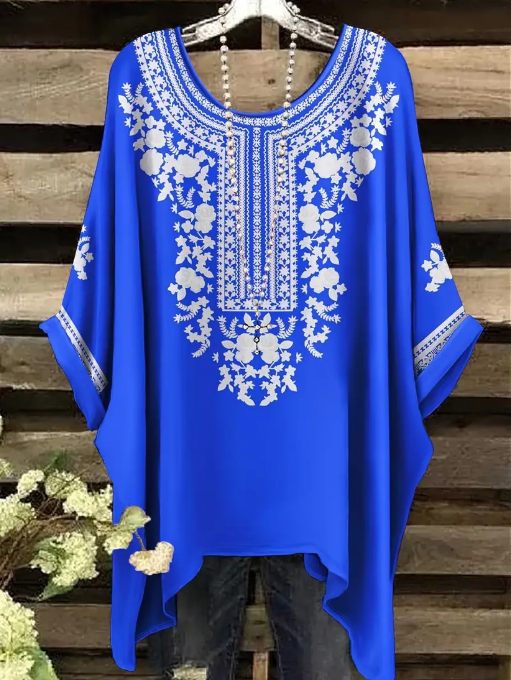 Bohemian Chic Oversized T-Shir – Ethnic Chic Fashion recenzja i cena