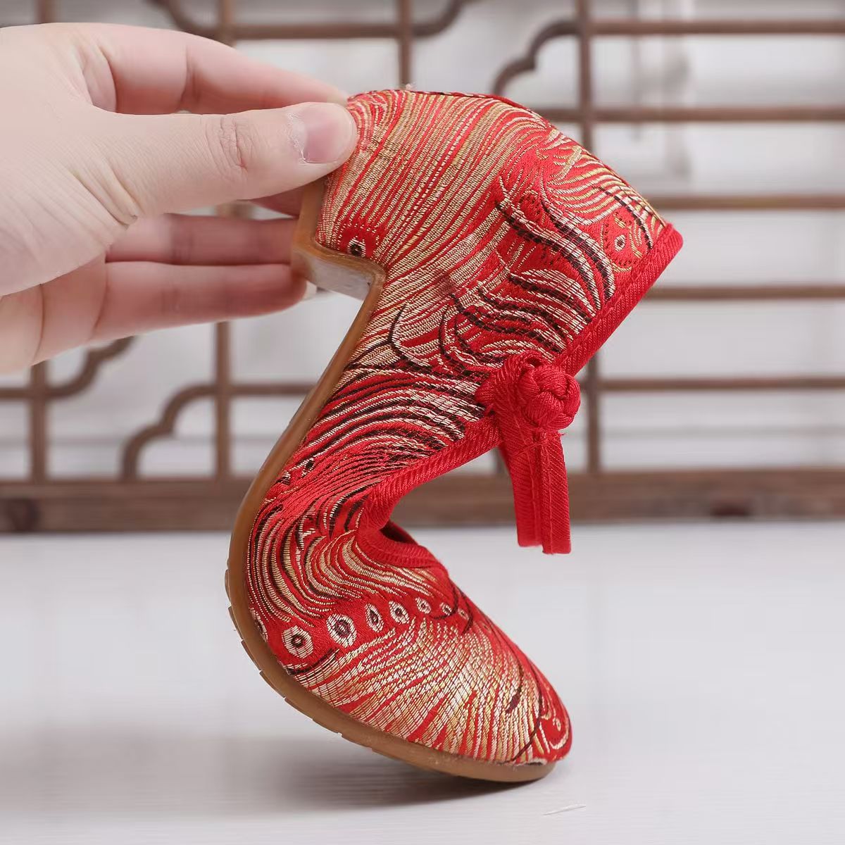 Damskie buty Cheongsam z jedwa – Ethnic Fabric recenzja i cena