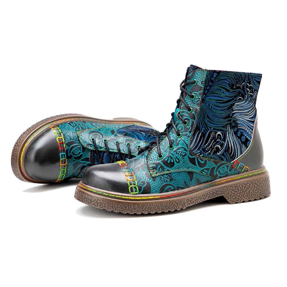 Botki damskie Socofy Raffan zi – Ethnic Fabric recenzja i cena